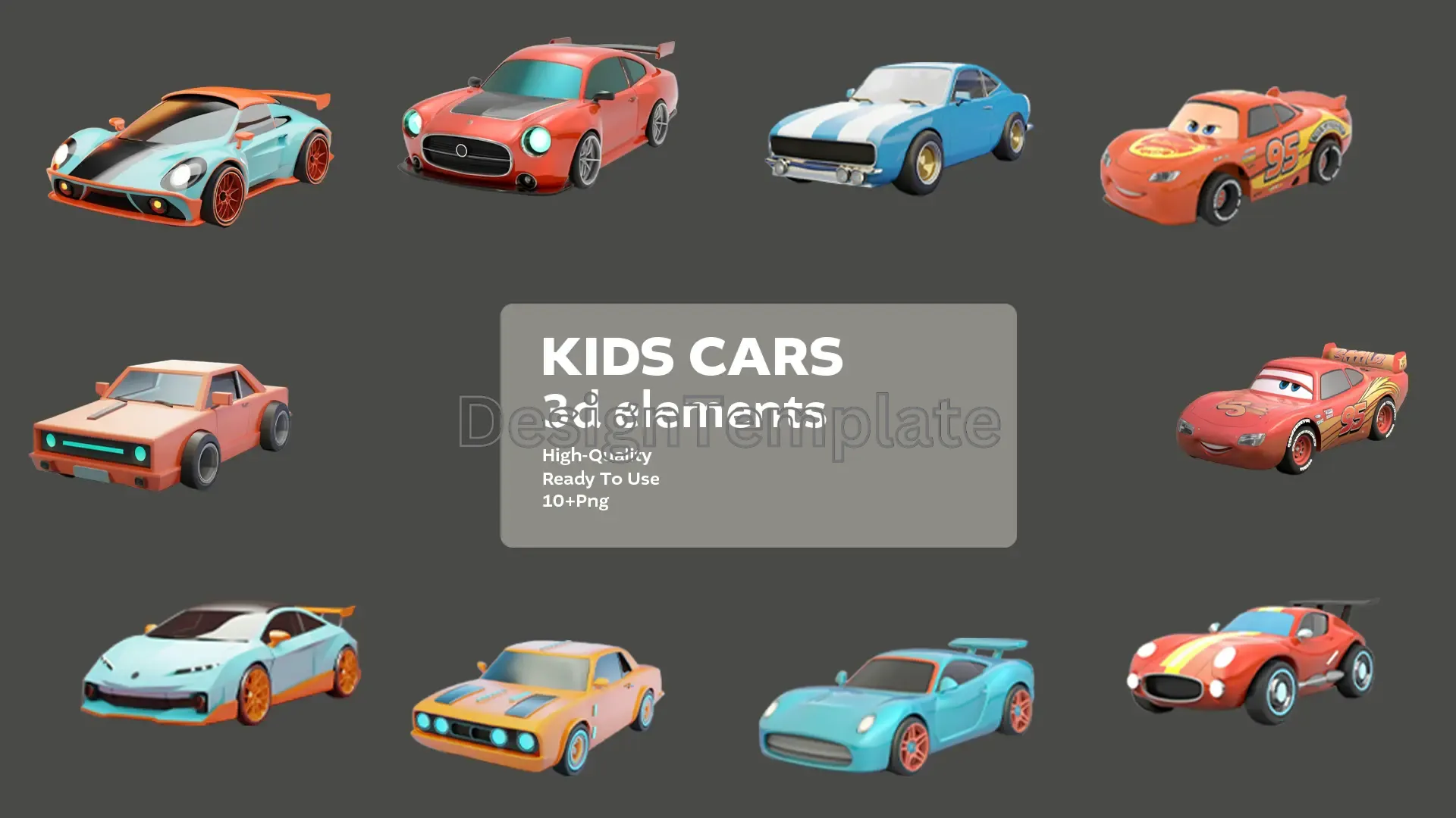 Racing Adventures Continues Kids Cars 3D Set